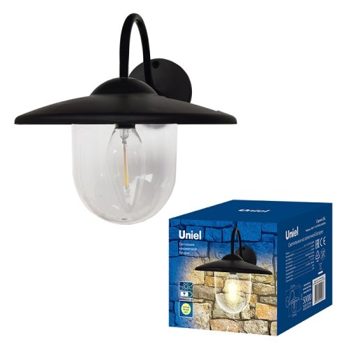 Светильник садово-парковы на солнечной батарее Uniel USL-F-152/PT200 London IP44 Черный картинка 